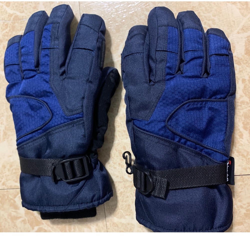 Athletech Winter Gloves M/L 3M Thinsulate Insulated Navy Blue Ski Snowboard warm